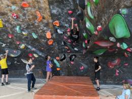 Ausflug zum Bouldern